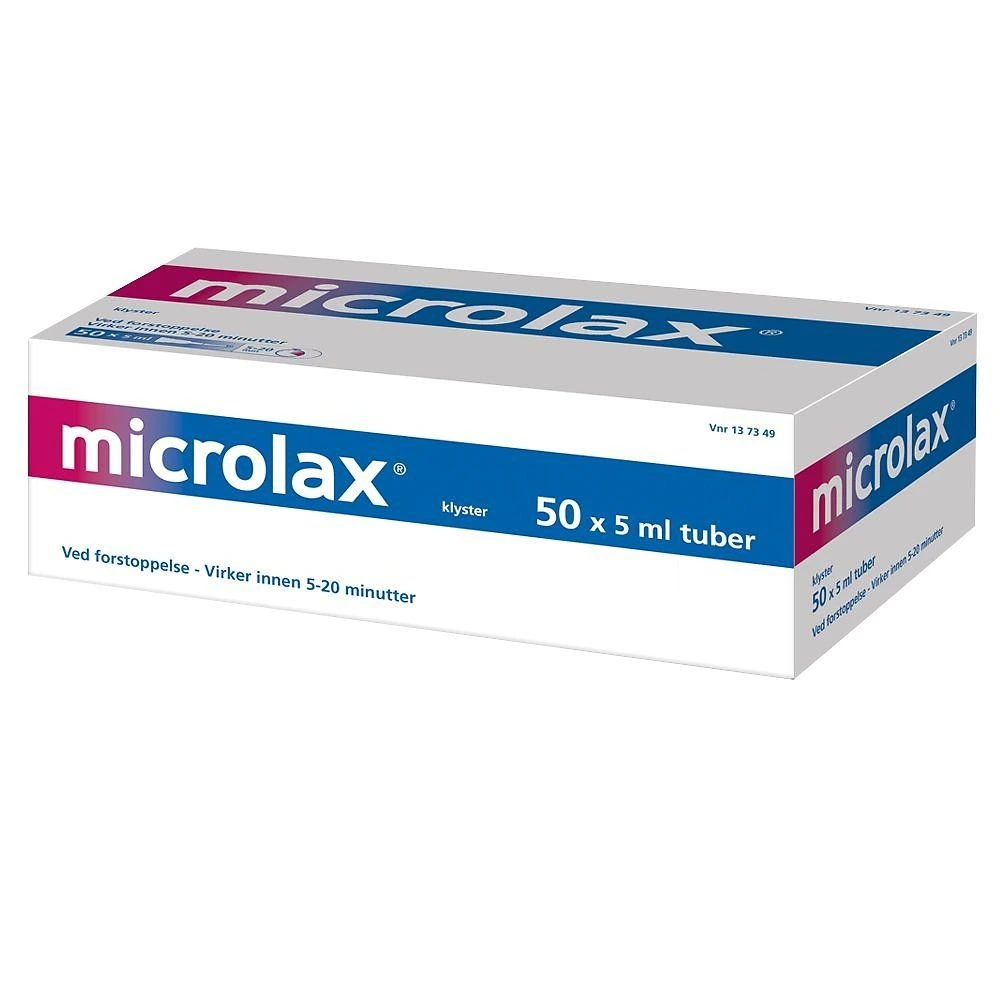 Microlax rektalvæske, oppl 90 mg/ml/9 mg/ml/625 mg/ml