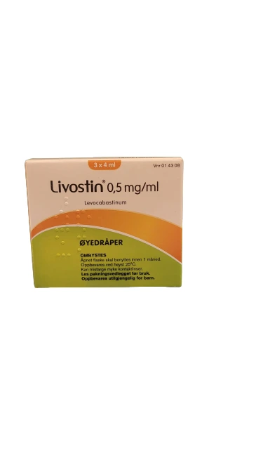 Livostin øyedr, susp 0,5 mg/ml