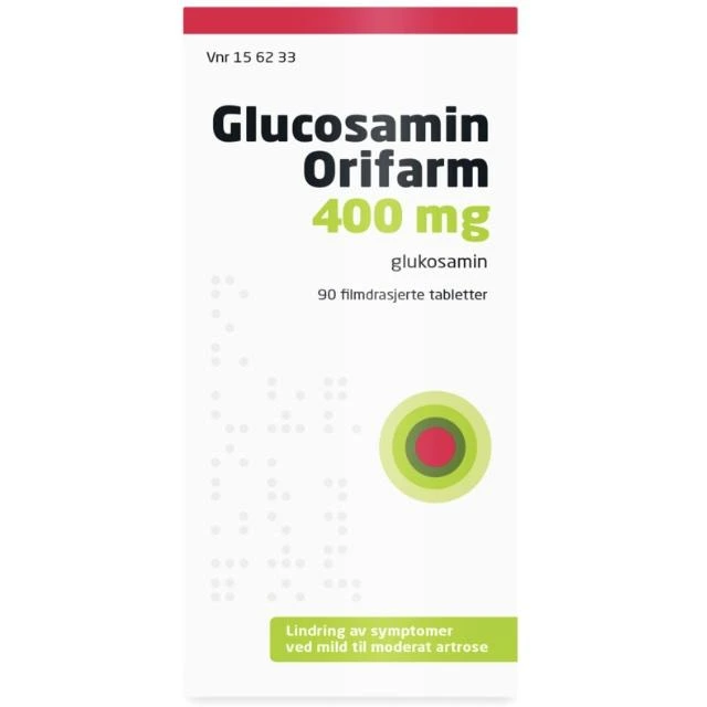 Glucosamin Orifarm tab 400 mg, 90 stk