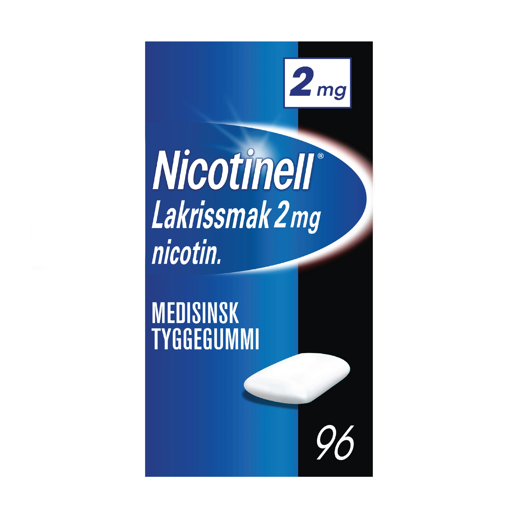 Nicotinell medisinsk tyggegummi med lakrissmak 2 mg