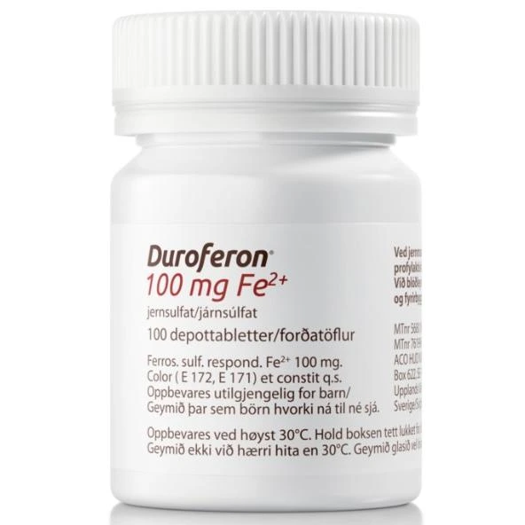Duroferon depottab 100 mg