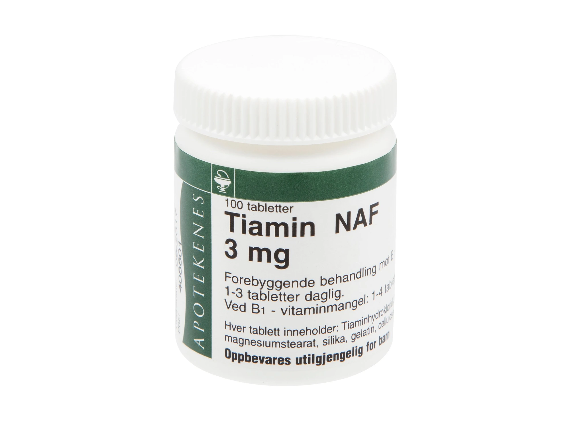 Tiamin NAF tab 3 mg