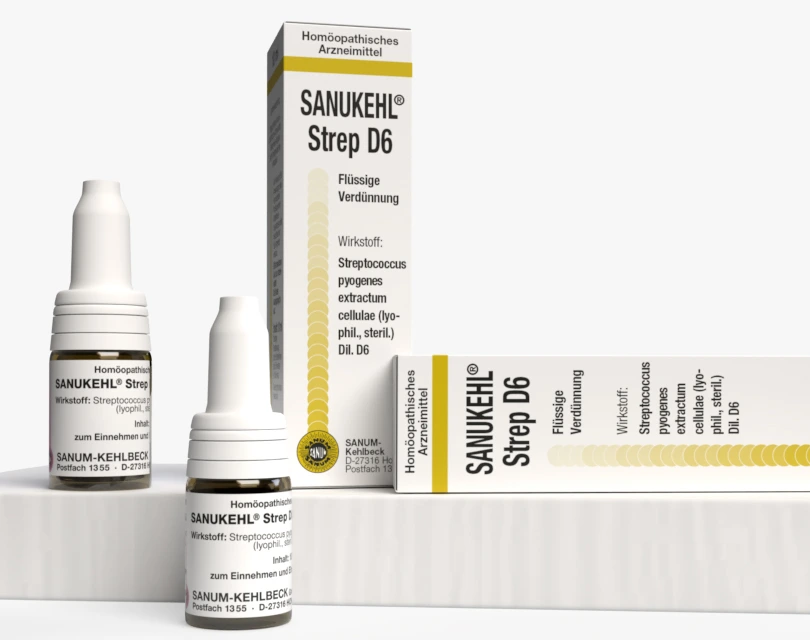 Sanukehl strep dråper d6 10ml D