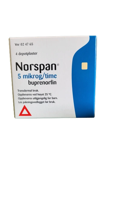 Norspan depotplaster 5 mikrog/time