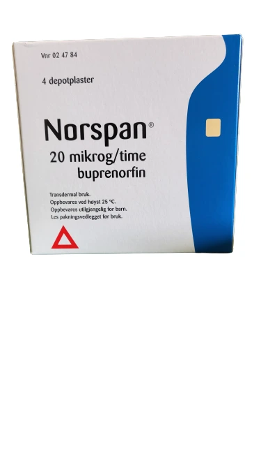 Norspan depotplaster 20 mikrog/time