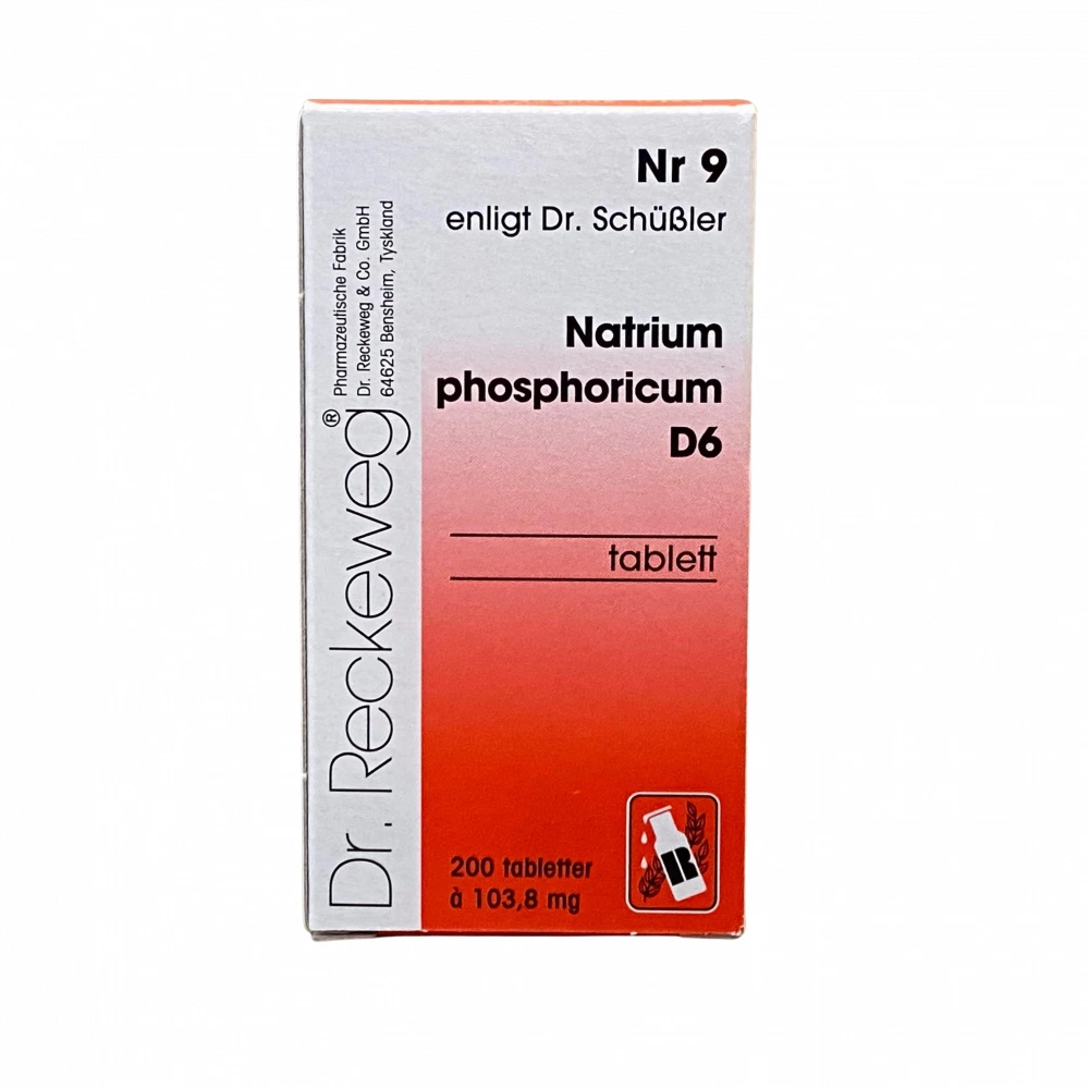 Cellesalt nr.9 Nat Phos D6 200 Tabletter