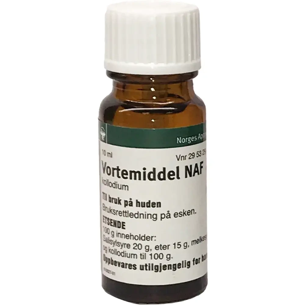 Vortemiddel NAF kollodium 200 mg/g