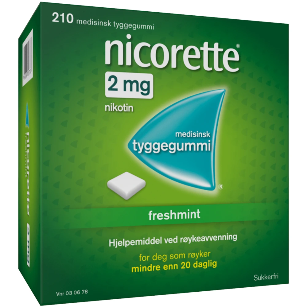 Nicorette Freshmint medisinsk tyggegummi 2 mg