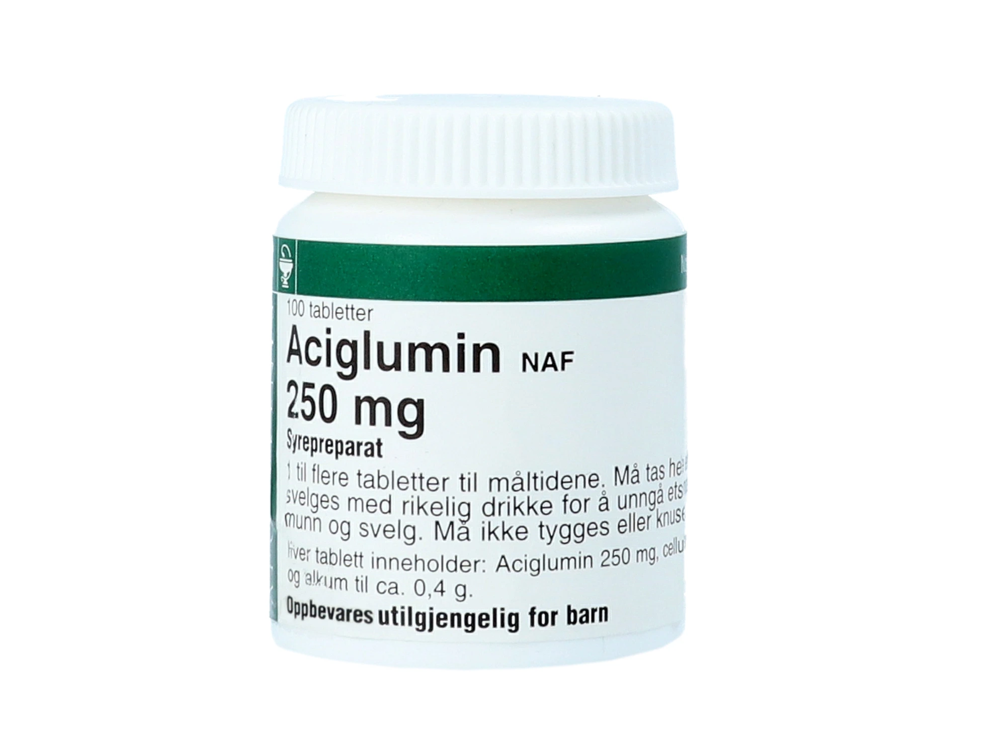 Aciglumin NAF tab 250 mg