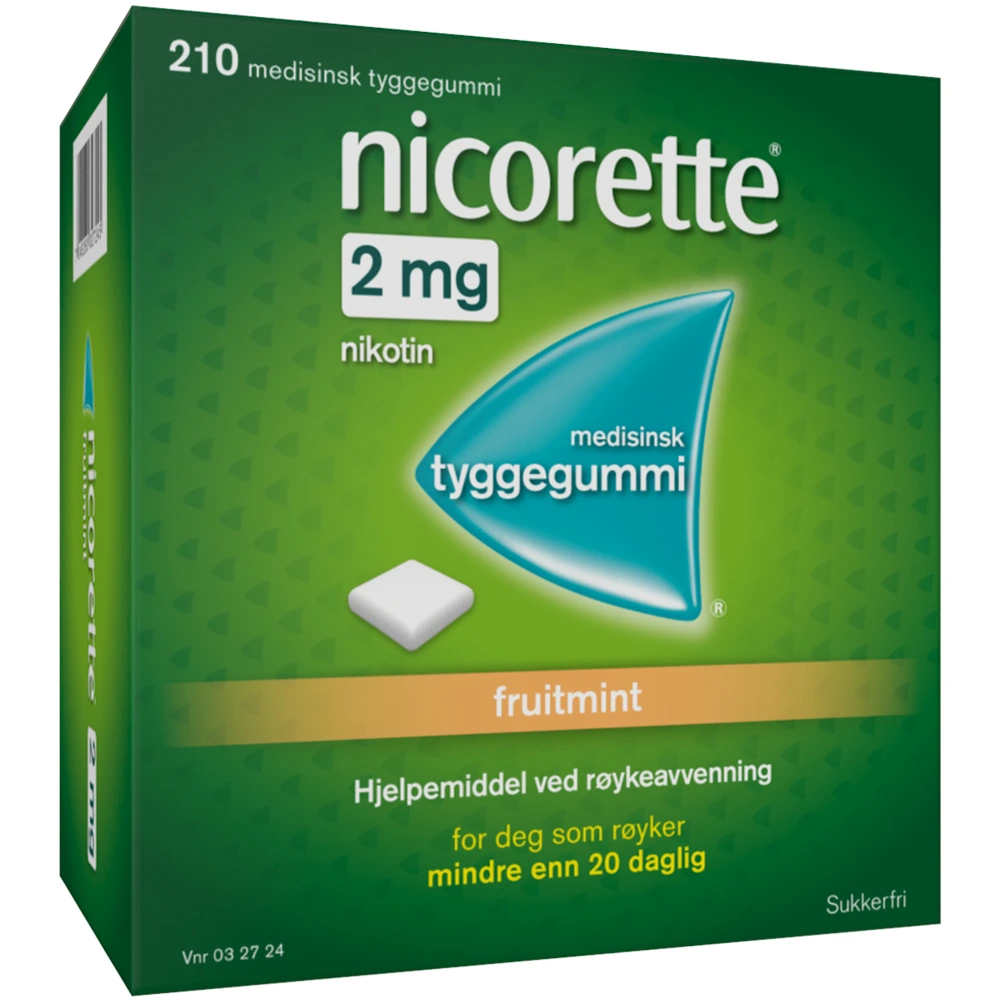 Nicorette Fruitmint medisinsk tyggegummi 2 mg