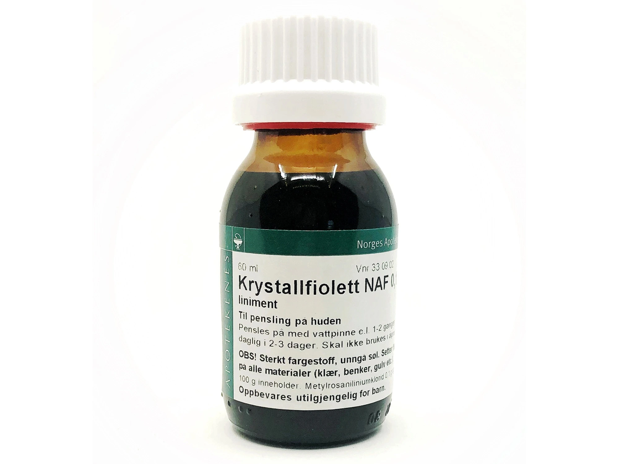 Krystallfiolett NAF liniment, oppl 0,1 %
