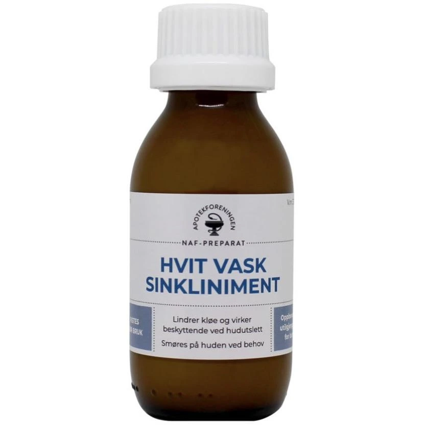 Hvit vask - Sinkliniment NAF liniment, susp 125 mg/g/125 mg/g/125 mg/g