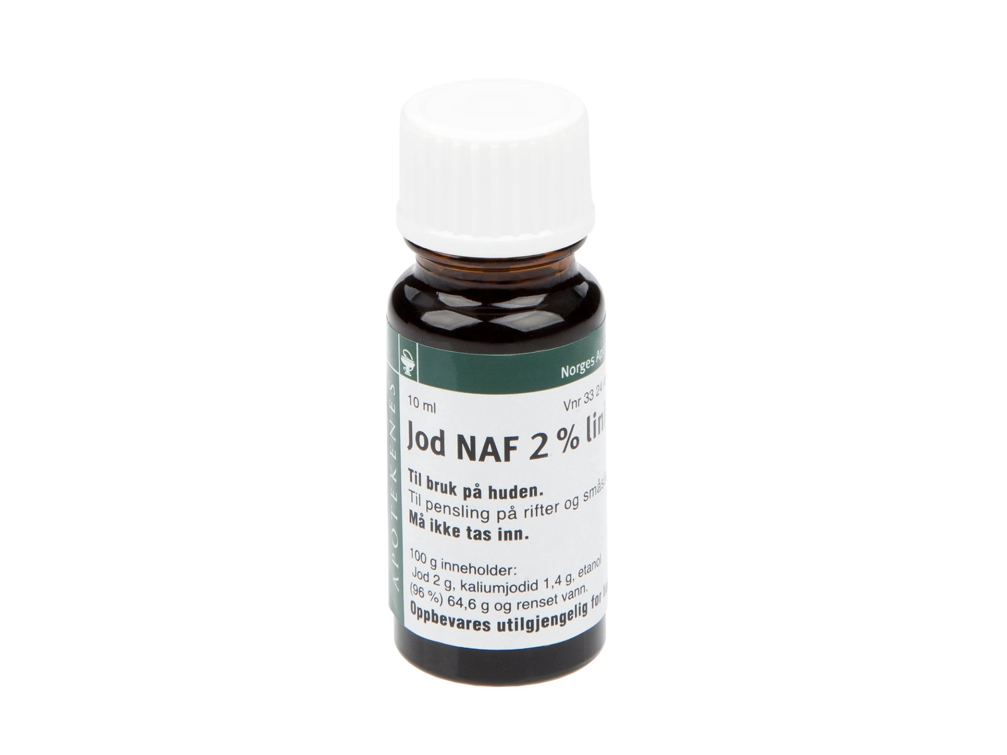 Jod NAF liniment, oppl 2 % w/w