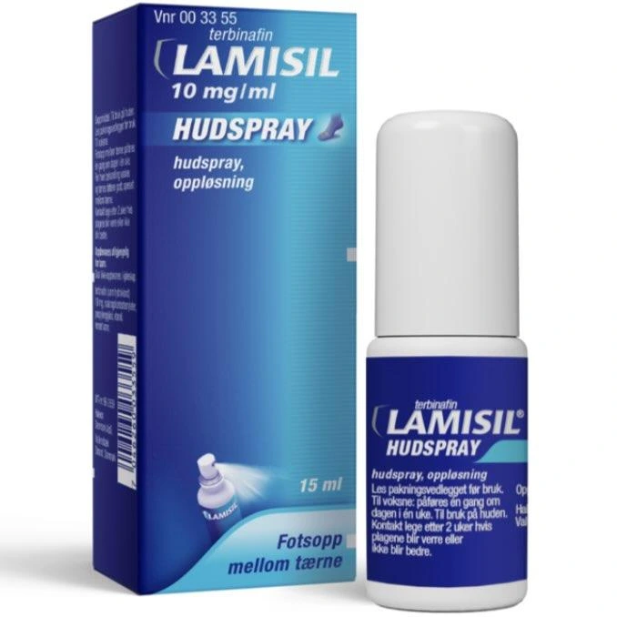 Lamisil hudspray, oppl 10 mg/ml