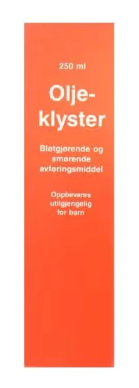 Oljeklyster SA rektalvæske, oppl