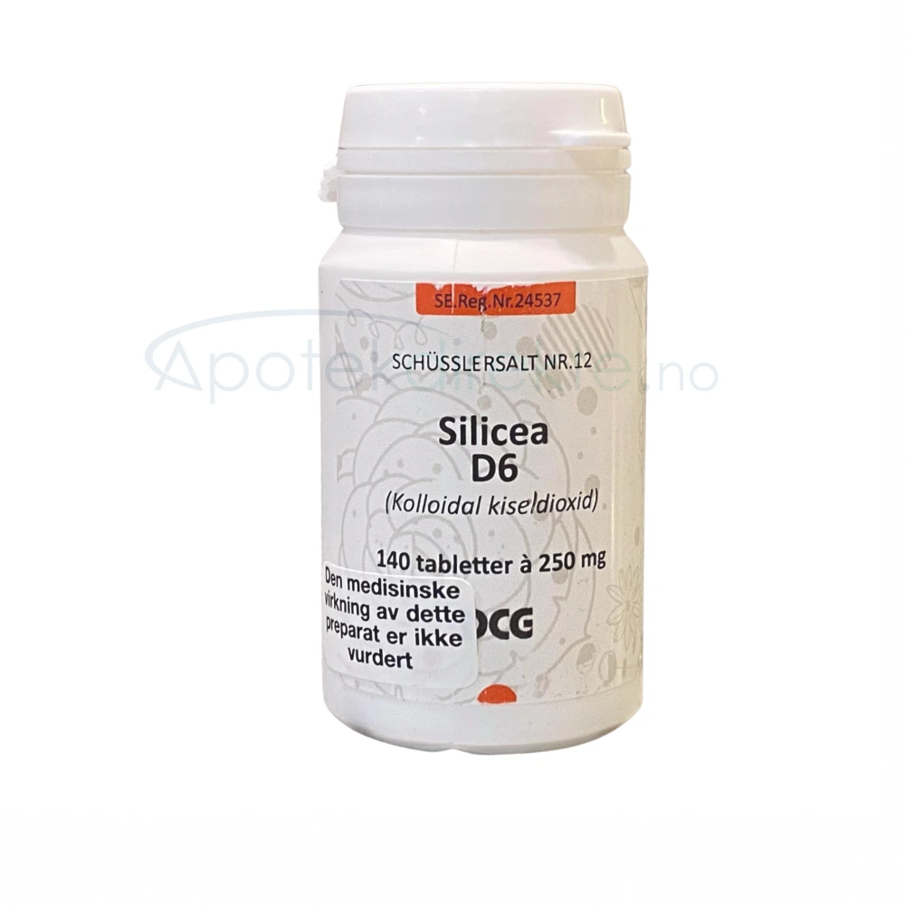 Cellesalt, Schüssler nr.12 (Silicea) D6 140 Tabletter
