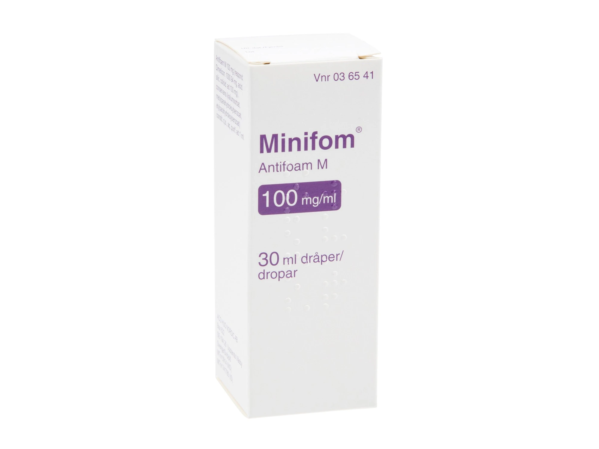 Minifom dråper, emul 100 mg/ml