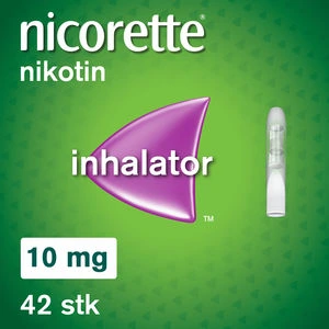 Nicorette Inhalator væske til inh damp 10 mg/dose