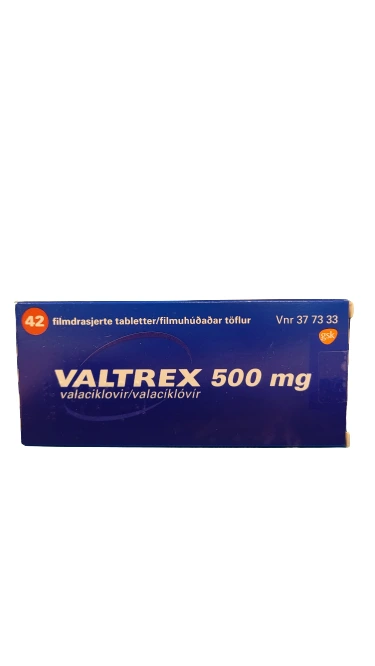 Valtrex tab 500 mg, 42 stk