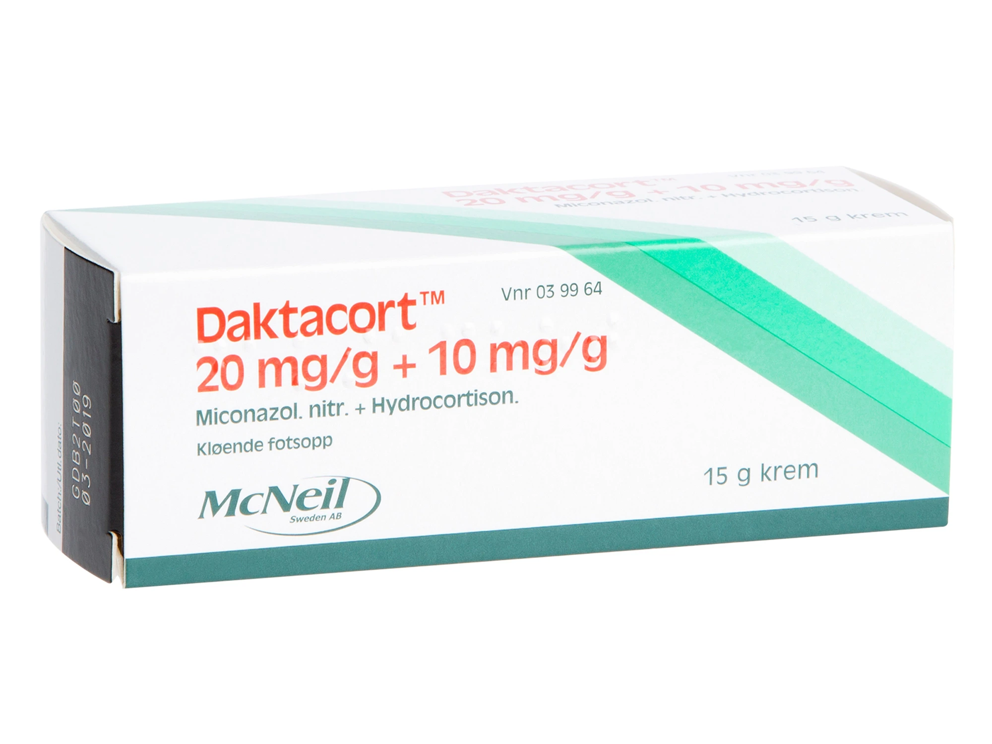 Daktacort krem 20 mg/g/10 mg/g
