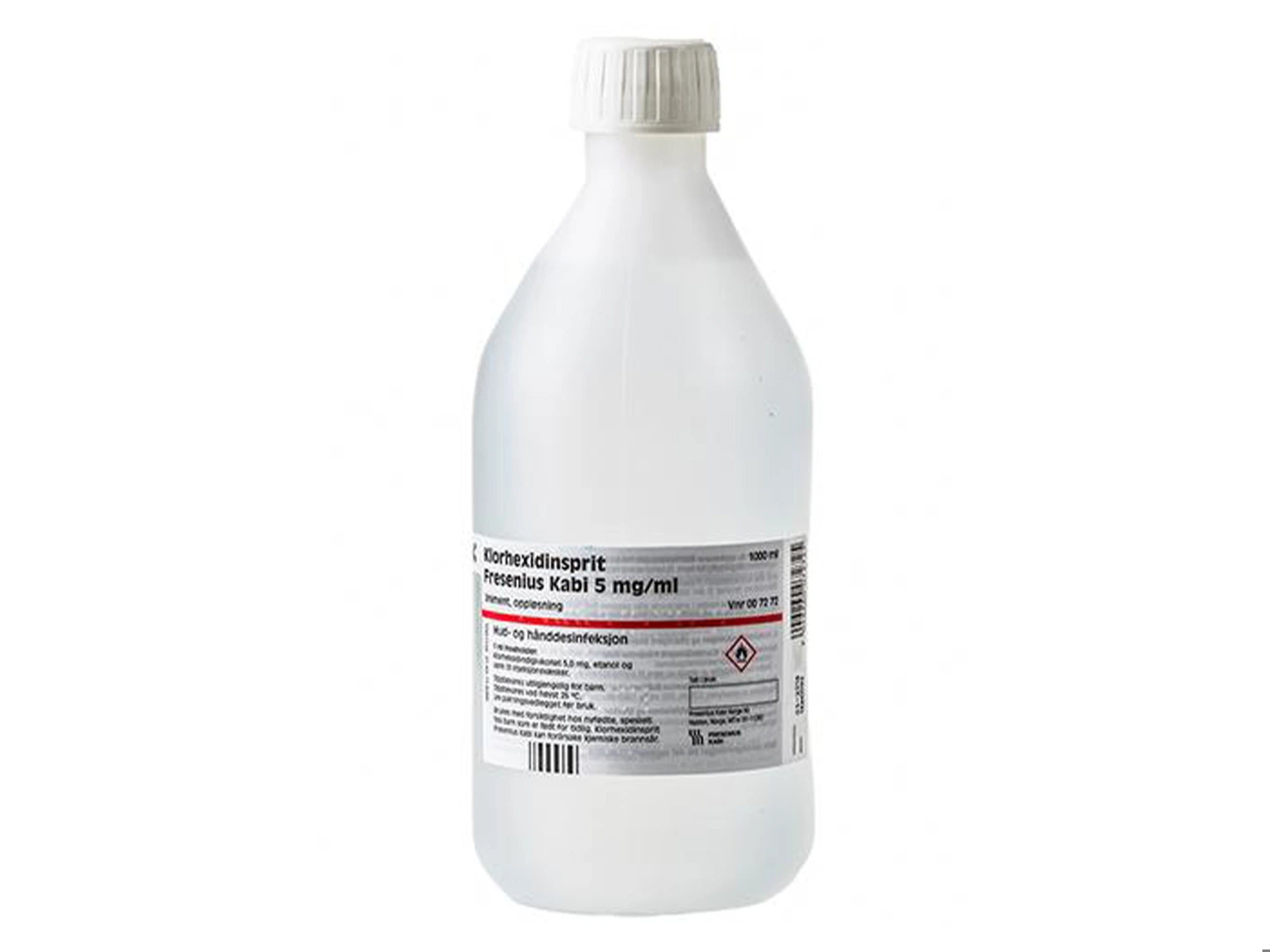 Klorhexidinsprit Fresenius Kabi liniment, oppl 5 mg/ml