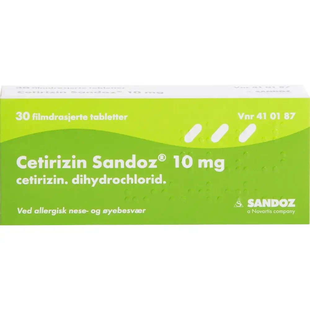 Cetirizin Sandoz tab 10 mg