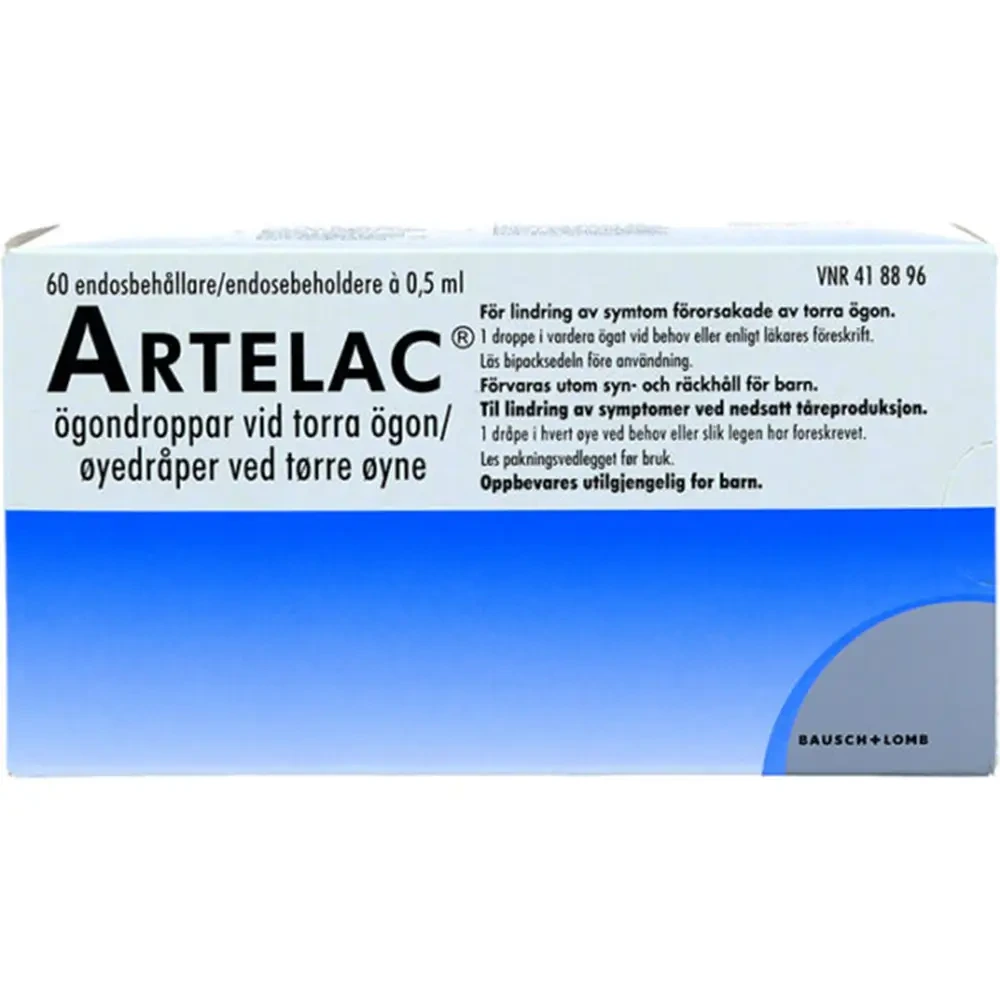 Artelac øyedr, oppl 3,2 mg/ml