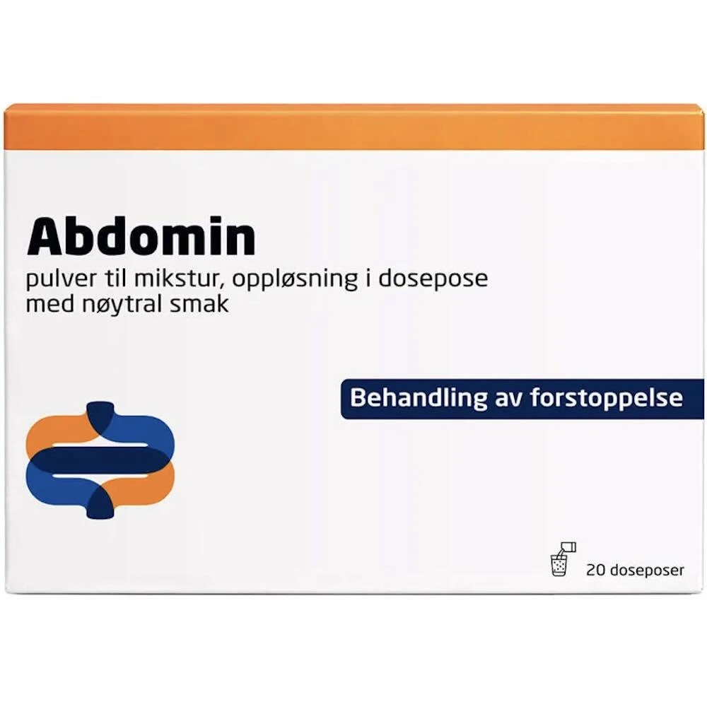 Abdomin pulv til mikst, oppl med nøytral smak