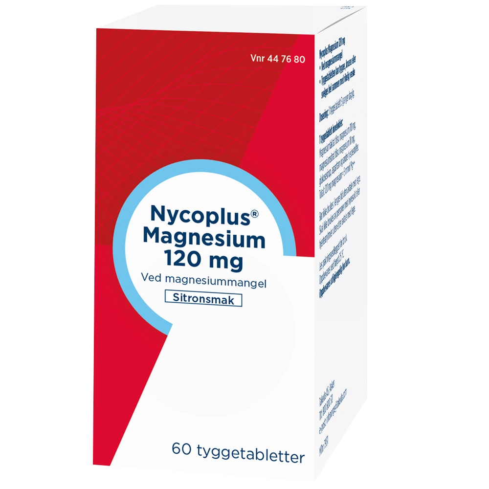 Nycoplus Magnesium 120 mg tyggetab