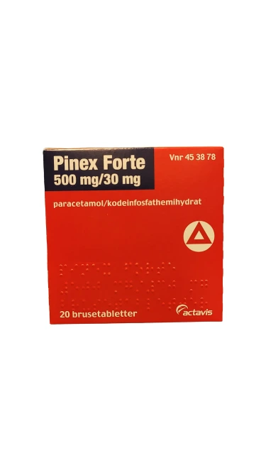 Pinex Forte brusetab 500 mg/30 mg