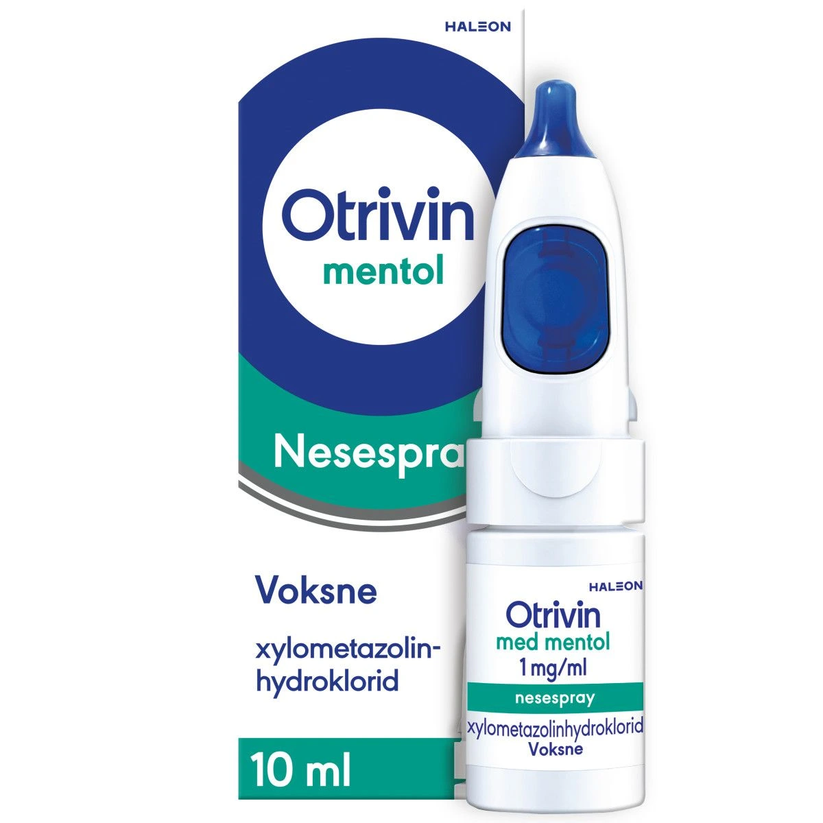 Otrivin nesespray oppl uten konserveringsmiddel med mentol 1 mg/ml