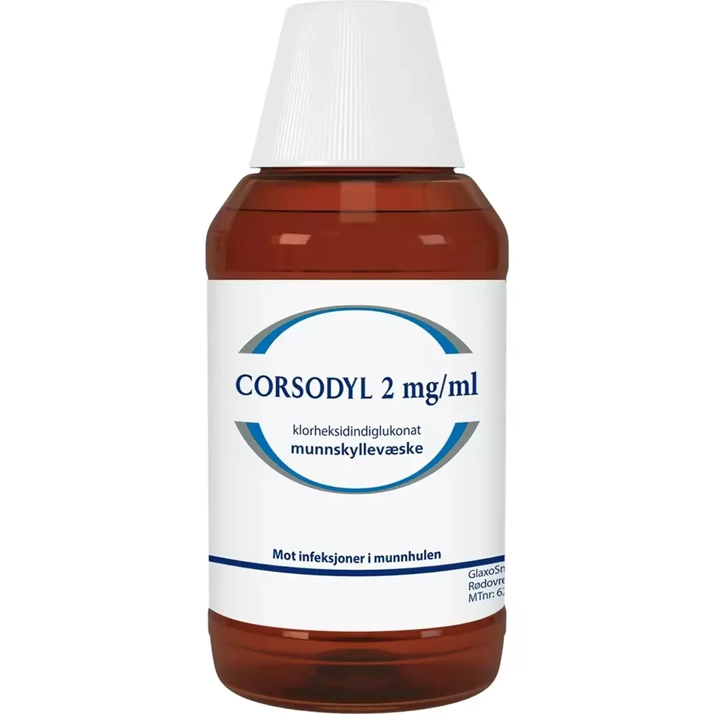 Corsodyl munnskyllevæske 2 mg/ml