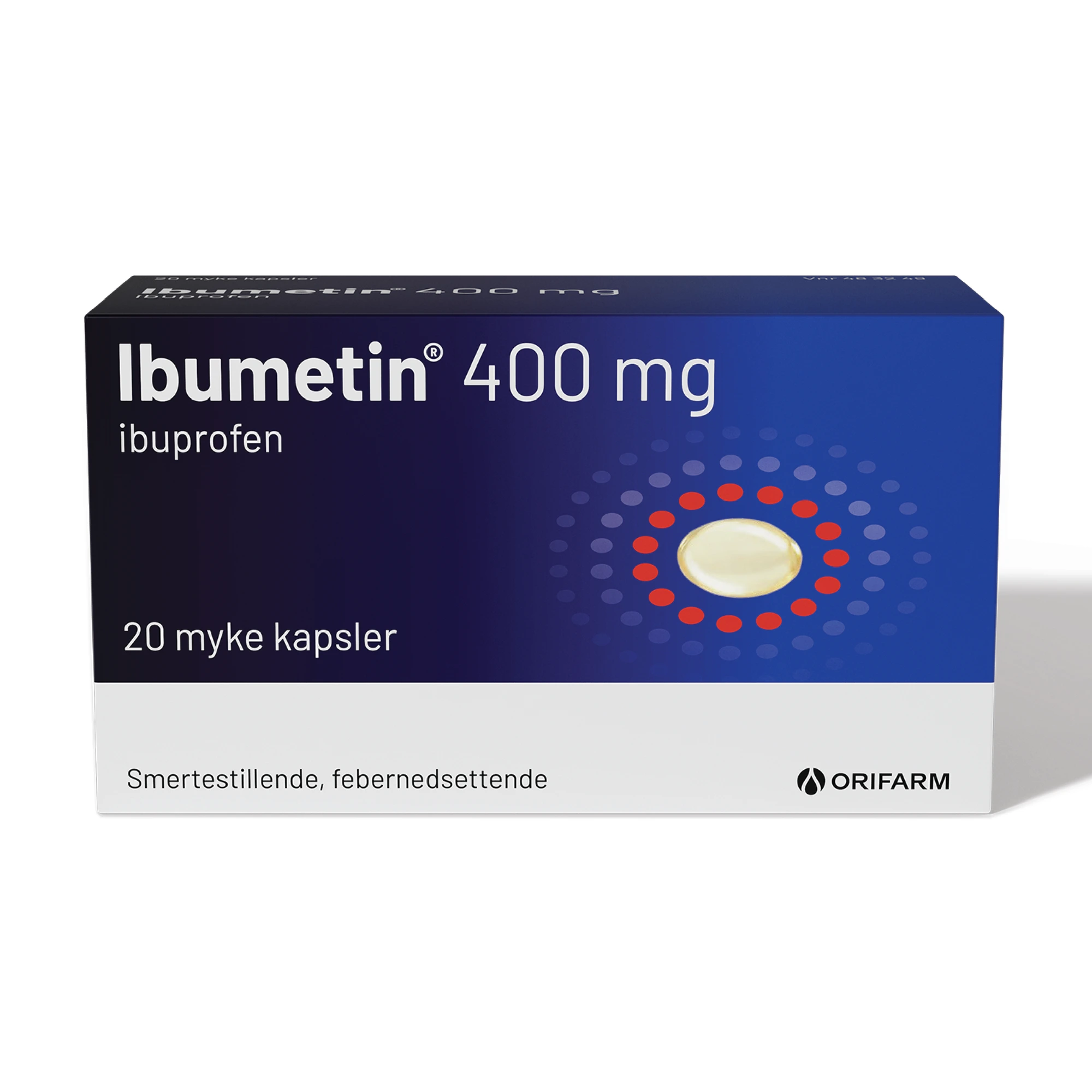 Ibumetin kaps 400 mg, 20 stk