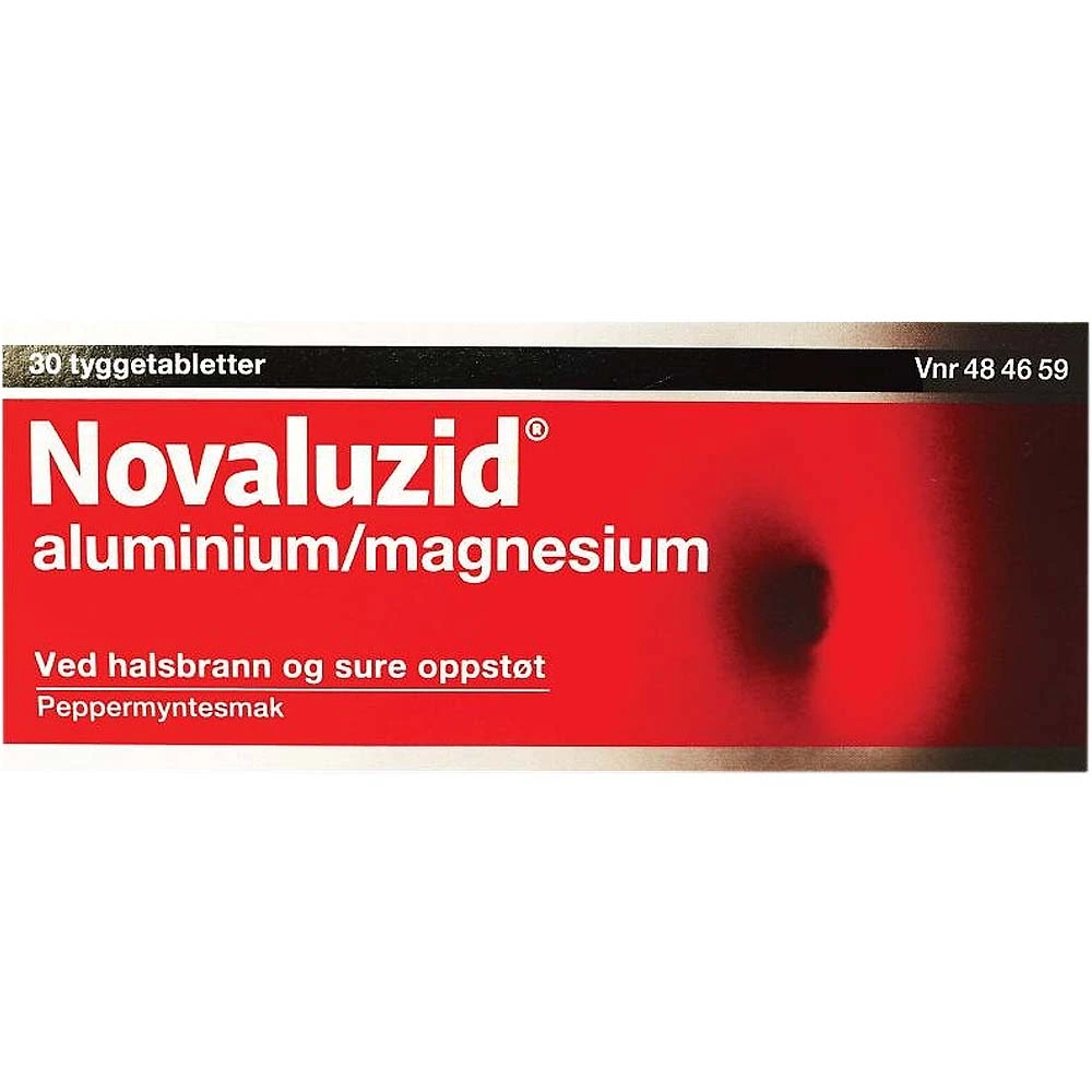 Novaluzid tyggetab