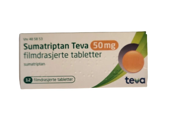 Sumatriptan Teva tab 50 mg
