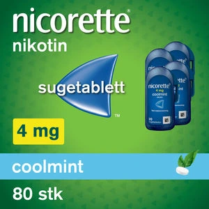 Nicorette sugetab med mintsmak 4 mg