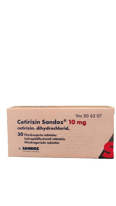 Cetirizin Sandoz tab 10 mg