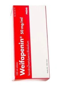 Weifapenin pulv til mikst, oppl 50 mg/ml
