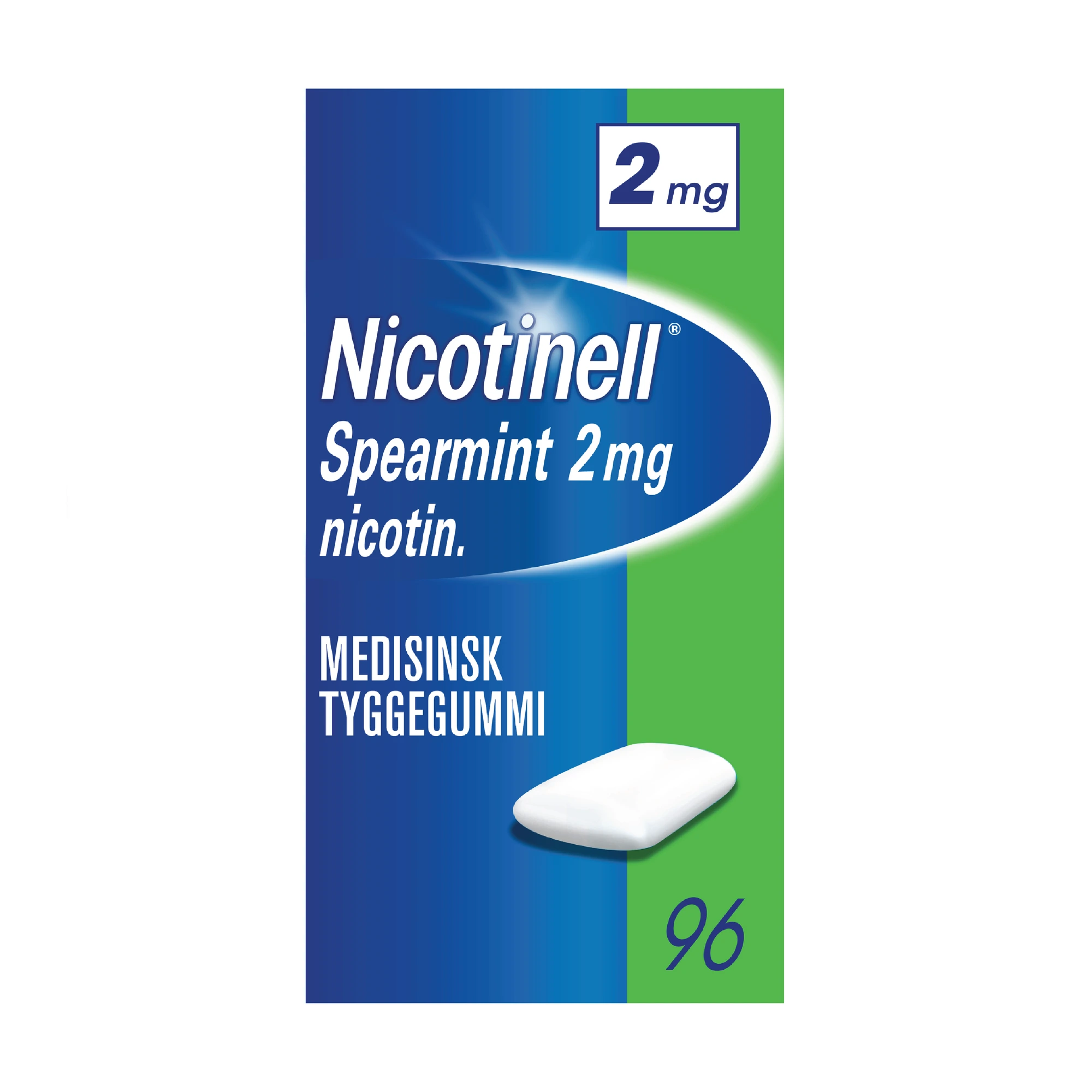 Nicotinell medisinsk tyggegummi med fruktmintsmak 2 mg