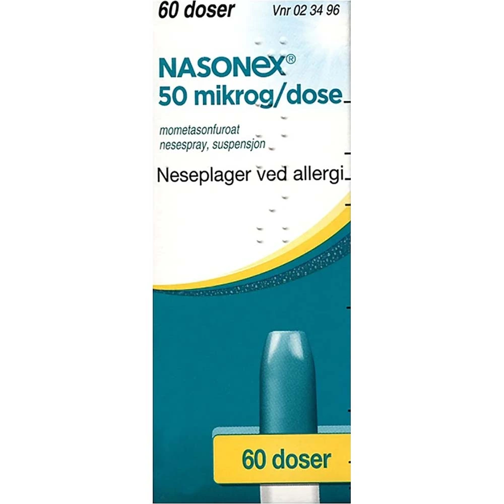 Nasonex nesespray susp 50 mikrog/dose