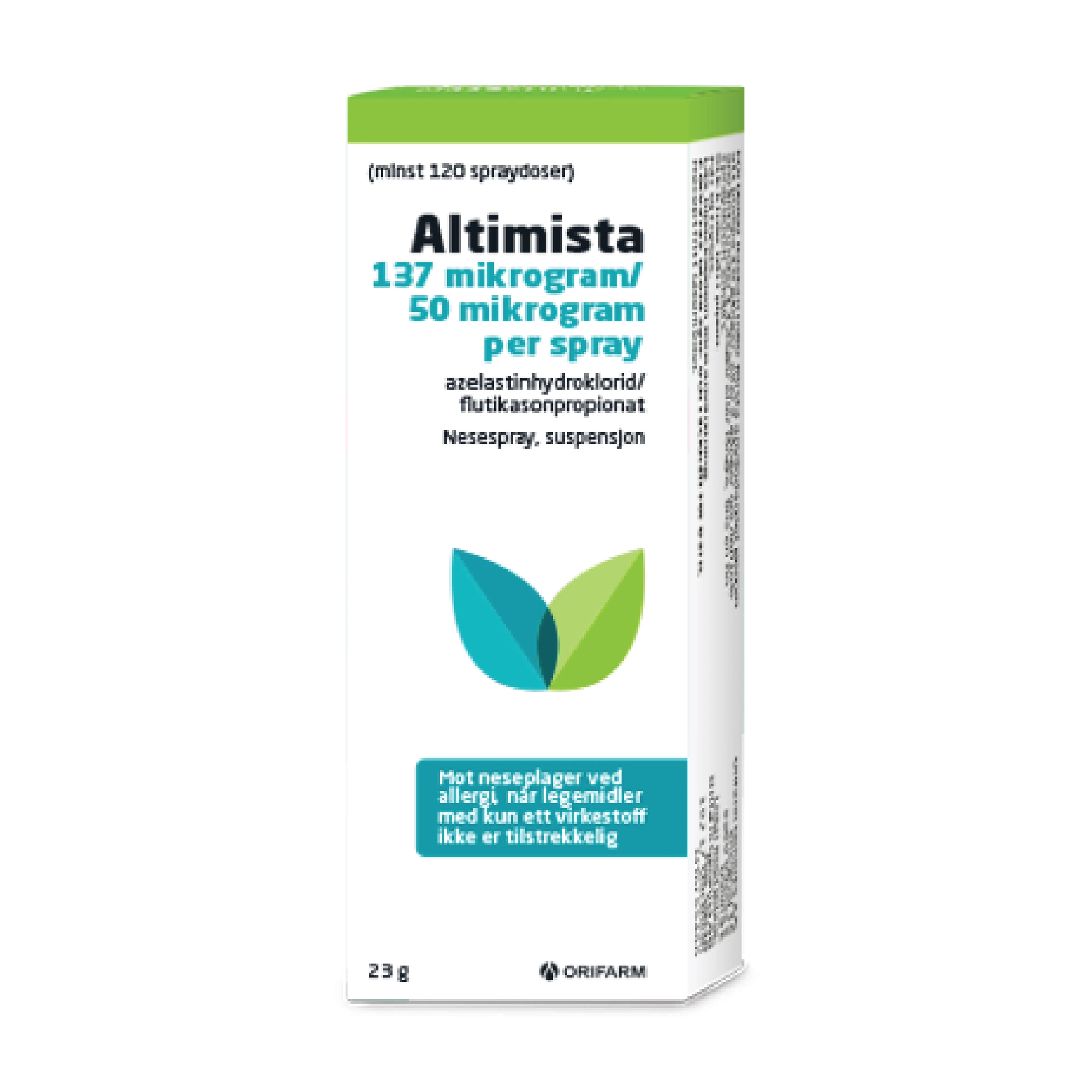 Altimista nesespray susp 137 mikrog/dose/50 mikrog/dose, 120 doser