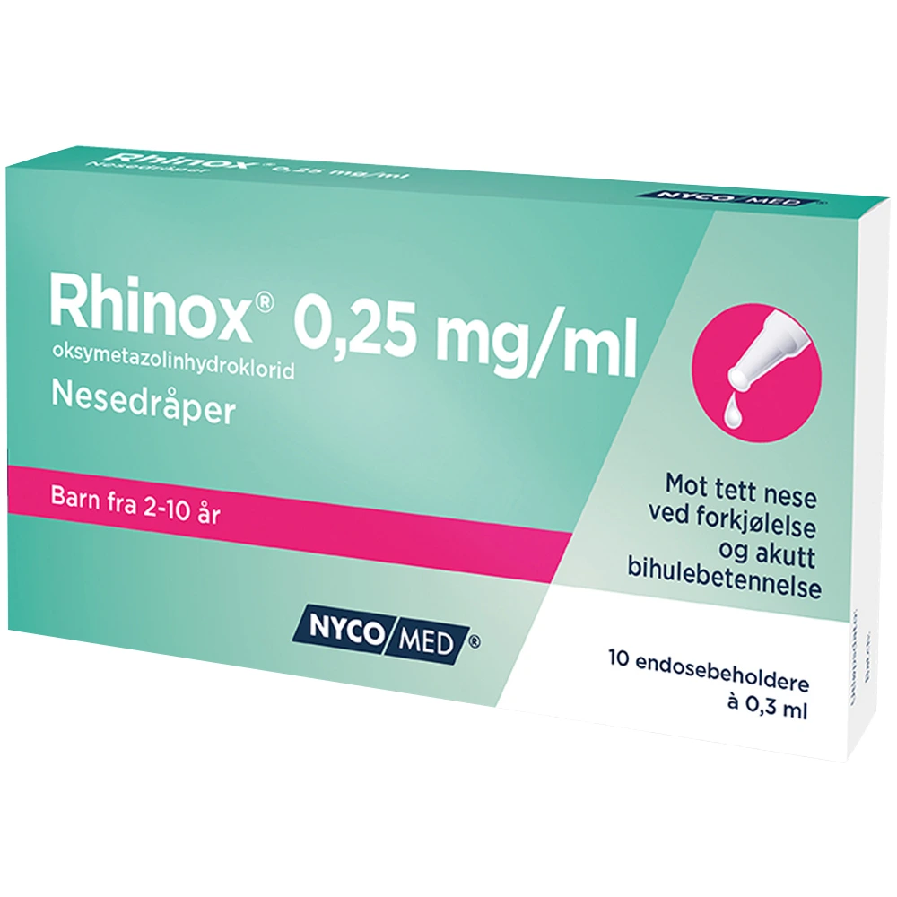 Rhinox nesedr oppl 0,25 mg/ml