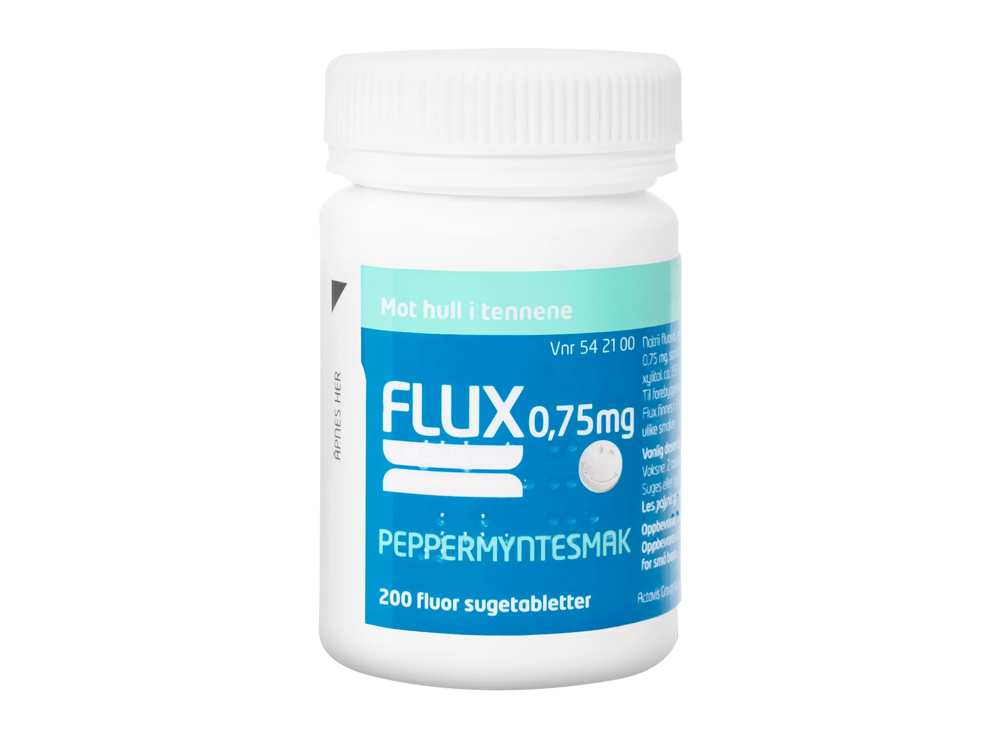 Flux sugetab med peppermyntesmak 0,75 mg