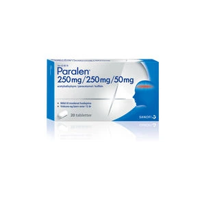 Paralen tab 250 mg/250 mg/50 mg