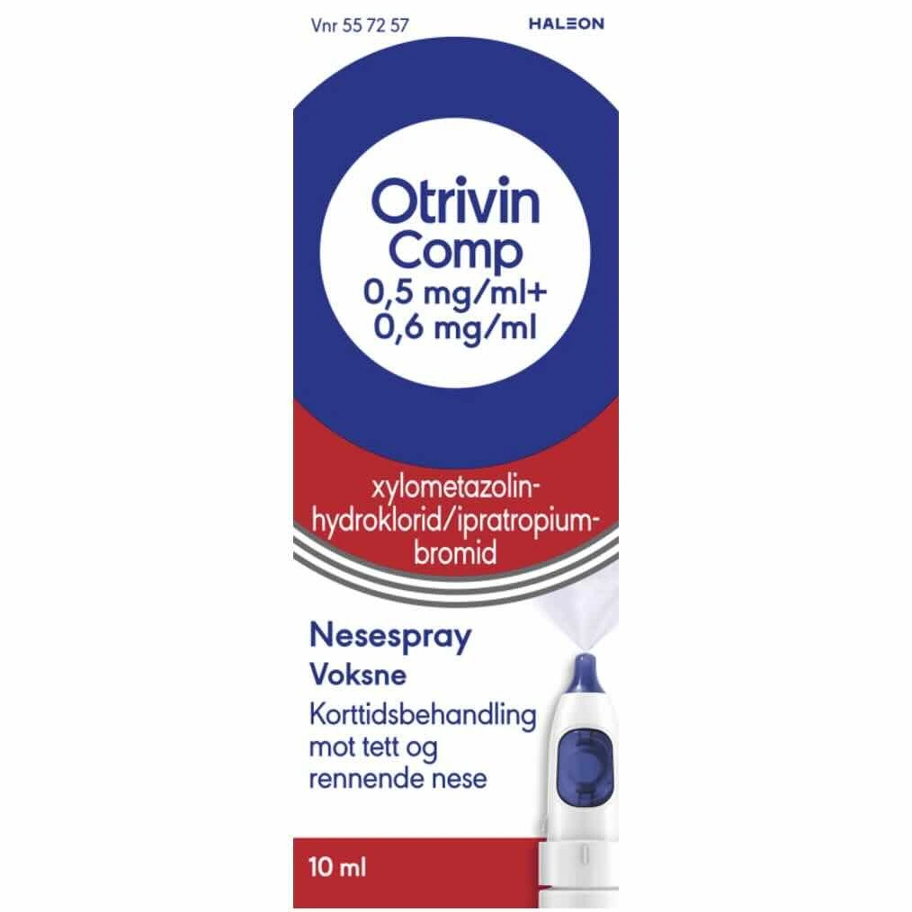 Otrivin Comp nesespray oppl 0,5 mg/ml/0,6 mg/ml