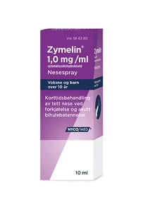 Zymelin nesespray oppl 1 mg/ml