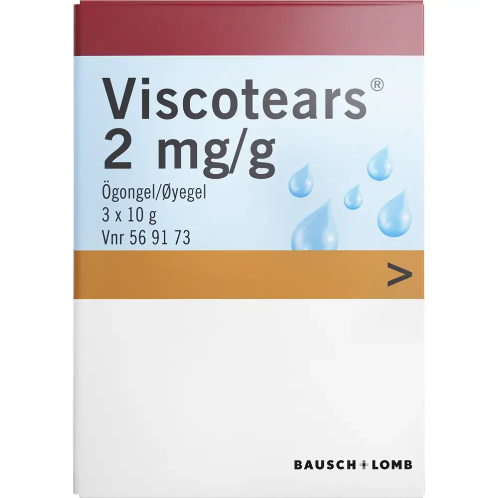 Viscotears øyegel 2 mg/g