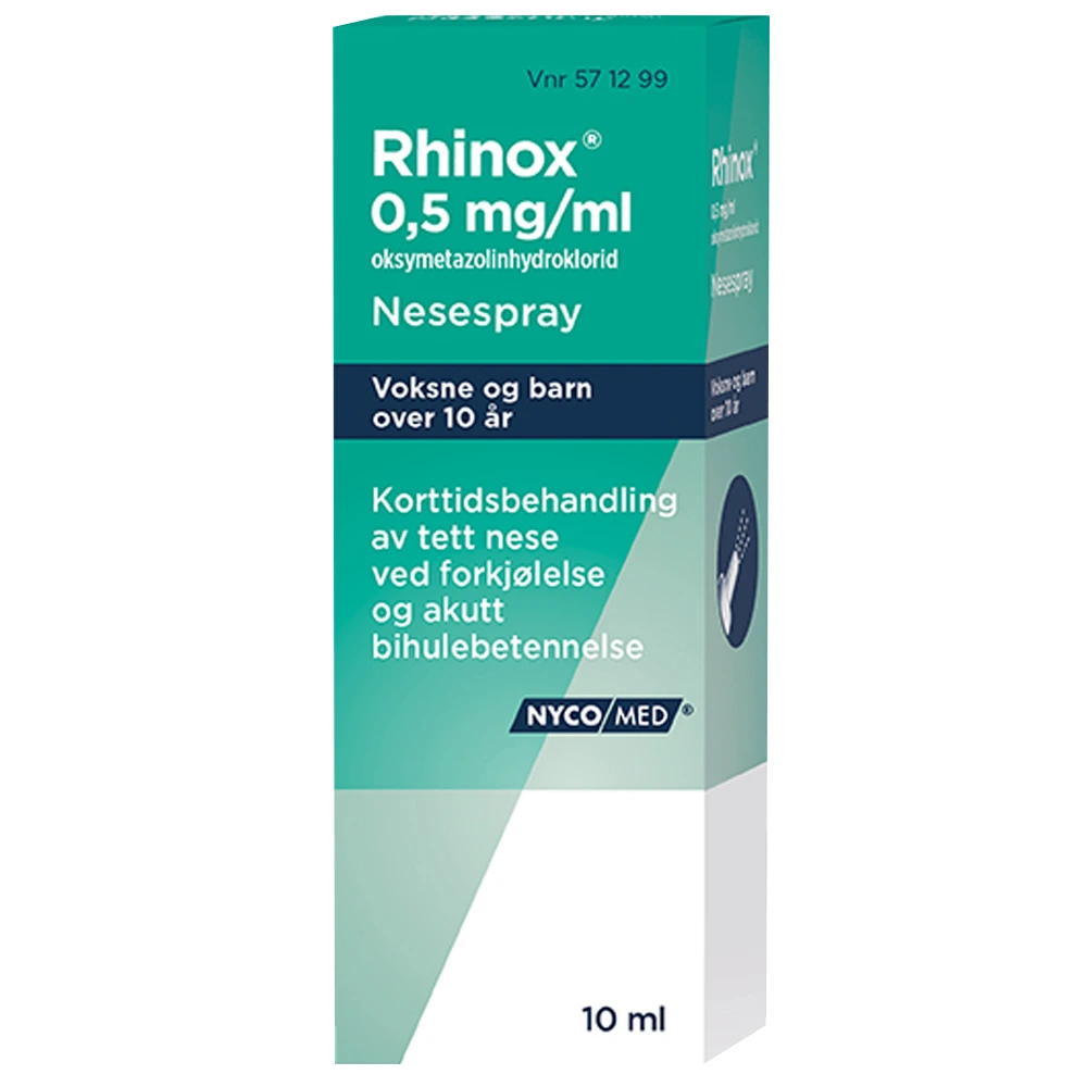 Rhinox nesespray oppl 0,5 mg/ml