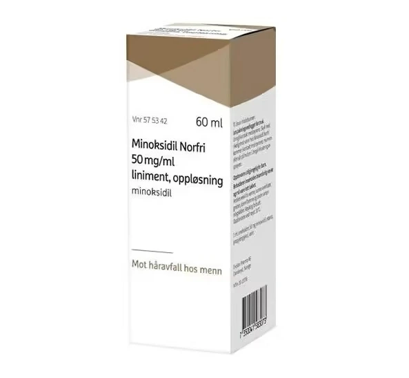 Minoksidil Norfri liniment, oppl 50 mg/ml