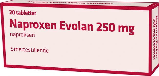 Naproxen Evolan tab 250 mg